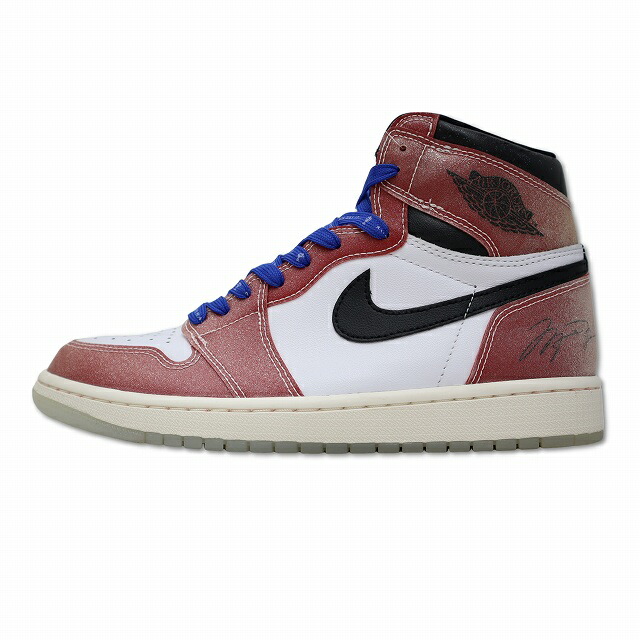 【中古】未当て嵌める品 NIKE×Trophy Room ナイキ×賞御部屋 DA2728-100-FF AIR JORDAN 1 RETRO HIGH \"Chicago\"" (Friends and Family) (Blue Laces) エアジョーダン1 レトロ ご機嫌 スニーカー 27糎 WHITE/BLACK-VARSITY RED-SAIL メンズ 【ベクター 古着】 260301"