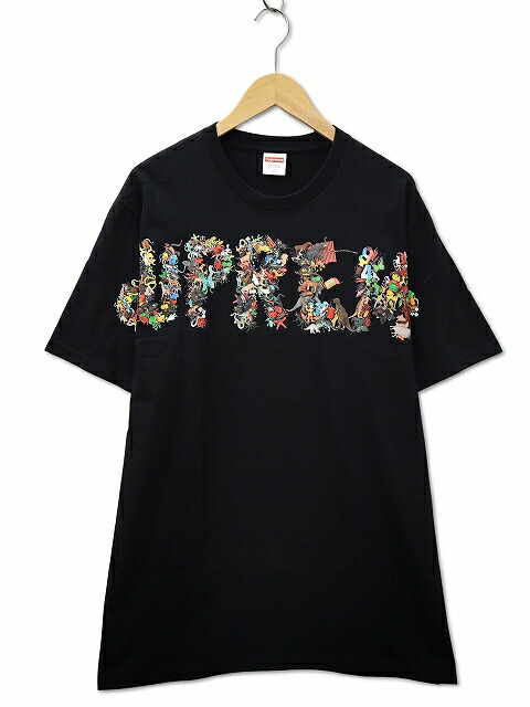 【中古】シュプリーム SUPREME Toy Pile Tee クルーネック トイ パイル 半袖 Tシャツ L BLACK(ブラック) メンズ 【ベクトル 古着】 260306