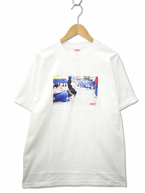 【中古】未使用品 シュプリーム SUPREME Training Crawl Tee クルーネック プリント 半袖 Tシャツ L WHITE(ホワイト) メンズ 【ベクトル 古着】 260310