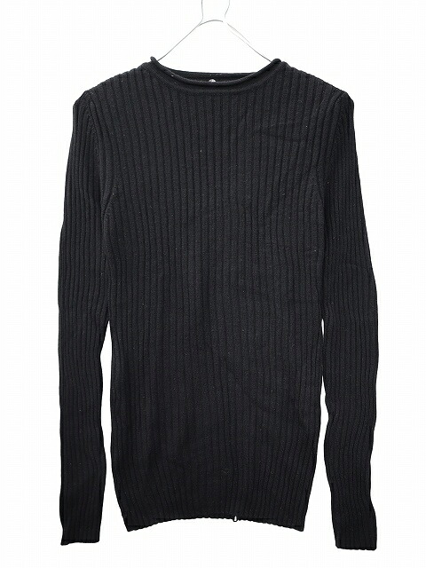 【中古】ジャンポールゴルチエ ファム Jean Paul GAULTIER FEMME ウール リブ ニット セーター 40 BLACK(ブラック) 秋冬 レディース 【ベクトル 古着】 260314