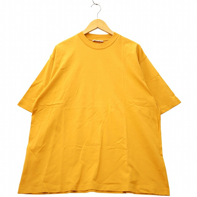 【中古】マルニ MARNI 綿織物 労働者の一団首っ玉 S/S カットソー プルオーバー 52 ORANGE オレンジ色 HUMU0223X2 UTCZ68 メンズ 【ベクター 古着】 260320