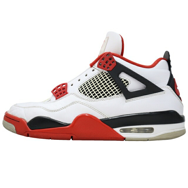 【中古】ナイキ NIKE 28/28.5cm Air Jordan 4 Retro OG Fire Red 2020 エアジョーダン4 レトロ OG ファイヤーレッド 2020 スニーカー US10/11.5 DC7770-160 メンズ 【ベクトル 古着】 260322|ベクトル 新都リユース