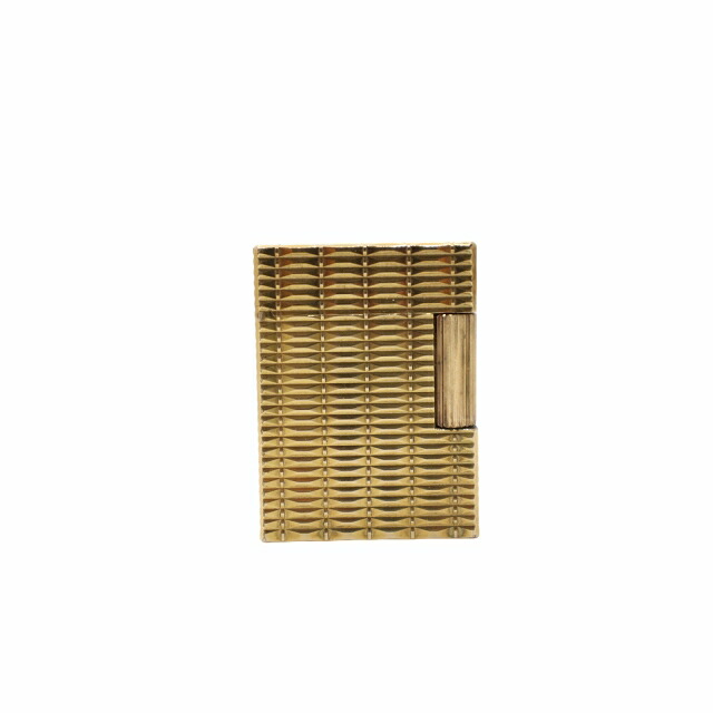 【中古】エステーデュポン S.T.DUPONT ライン2 ローラー式 ガスライター GOLD ゴールド メンズ 【ベクトル 古着】 260327