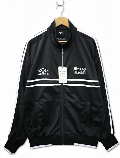 【中古】WACKO MARIA×UMBRO ワコマリア×アンブロ 2026SS TRACK JACKET (TYPE-2) トラックジャケット ブルゾン L BLACK(ブラック) メンズ 【ベクトル 古着】 260407