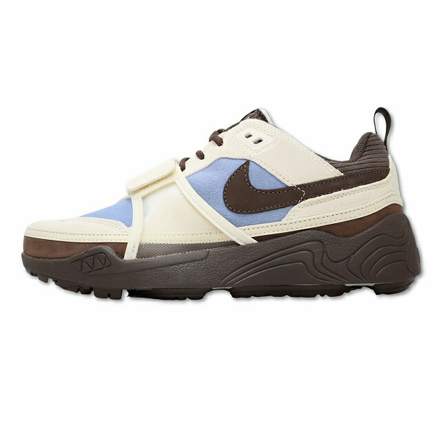 【中古】未当て嵌める品 NIKE×Travis Scott ナイキ×トラヴィススコット HQ3072-400 ZOOM FIELD JAXX \"Pale Ivory and Leche Blue\"" 望遠レンズ活動の領域 ジャックス スニーカー 27糎 LECHE BLUE/BAROQUE BROWN メンズ 【ベクター 古着】 260409"