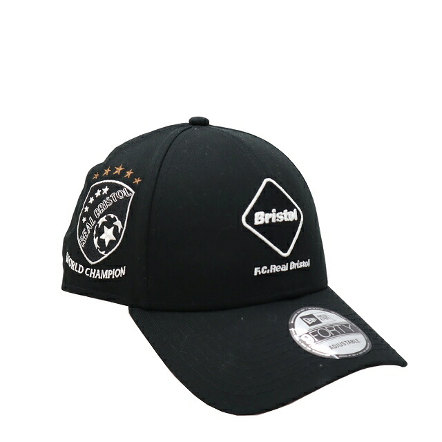 【中古】未使用品 エフシーレアルブリストル F.C.Real Bristol FCRB × NEW ERA ニューエラ CHAMPIONS 9FORTY CAP チャンピオンズ 9フォーティー キャップ 帽子 F BLACK ブラック FCRB-260102 メンズ 【ベクトル 古着】 260414
