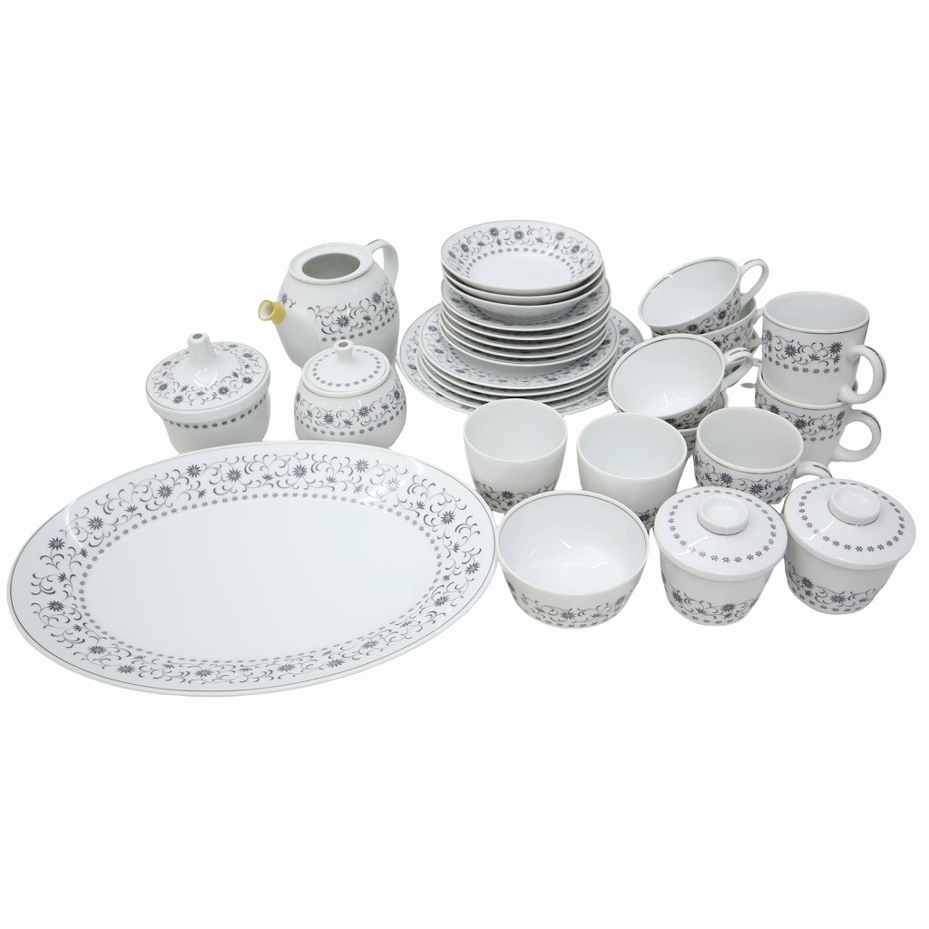 【中古】Noritake ノリタケ ヴィンテージ Silver Queen シルバークイーン シリーズ 食器 まとめ 合計25点セット 白磁/紺/プラチナ彩 その他 【ベクトル 古着】 260419｜ベクトル　新都リユース