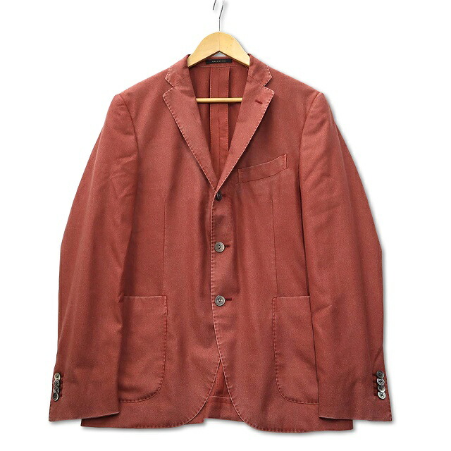【中古】アーサーアンドフォックス ARTUR & FOX TAKE IT AS IT IS K.JACKET3G テーラード アンコンジャケット 赤 IT50 (XL) メンズ 【ベクトル 古着】 260421｜ベクトル　新都リユース