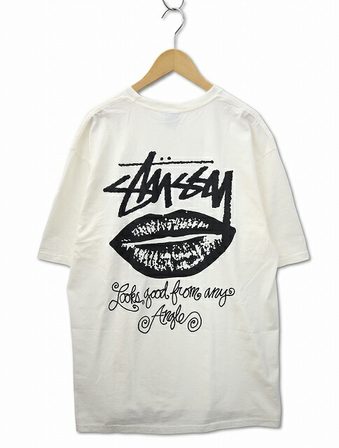 【中古】未当てはめる品 ステューシー STUSSY 1905196 ANY ANGLE PIG. DYED TEE 労働者の一団のど首 うしろ側 刷り上げる 半袖 ティーシャツ XL NATURAL(自然的) メンズ 【ベクター 古着】 260425