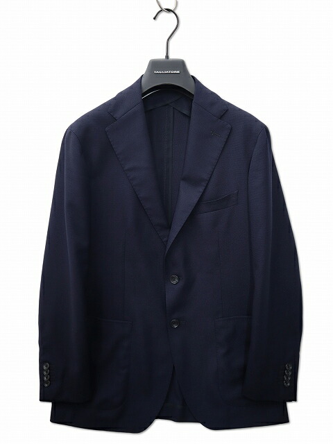 【中古】タリアトーレ TAGLIATORE 2026SS MONTECARLO SUPER110 ウール ポップサック ジャケット 48(L) NAVY(ネイビー) メンズ 【ベクトル 古着】 260504