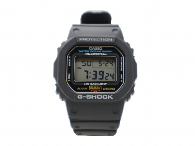 【中古】未当て嵌める品 カシオジーショック CASIO G-SHOCK DW-5600UE-1JF ディジタルウォッチ ウオッチ F BLACK 黒いこと メンズ 【ベクター 古着】 260524