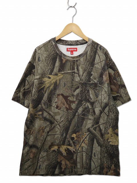 【中古】シュプリーム SUPREME 2026SS S/S Pocket Tee 労働者の一団のど首 実際的天然木 家鴨 刷り上げる 半袖 隠し ティーシャツ XL REALTREE HARDWOODS CAMO(リアルツリーハードウッドカモ) メンズ 【ベクター 古着】 260526