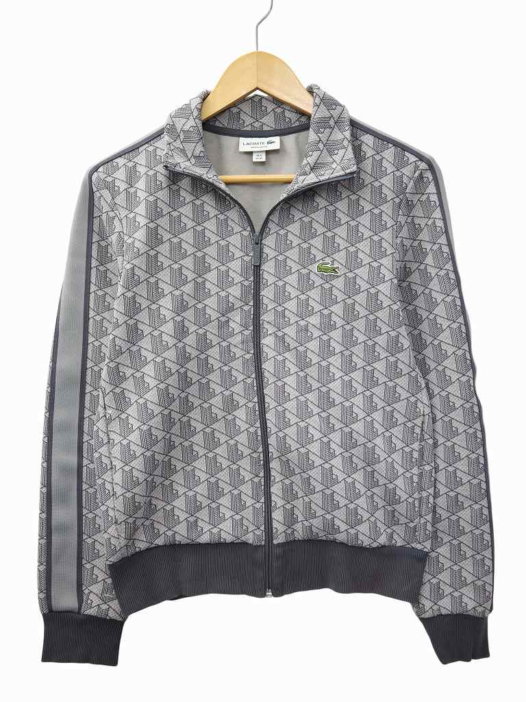 【中古】クロコダイル CROCODILE モノグラムジャカード 貨物自動車上衣 XS GRAY(薄墨色) 歳月 メンズ 【ベクター 古着】 260601