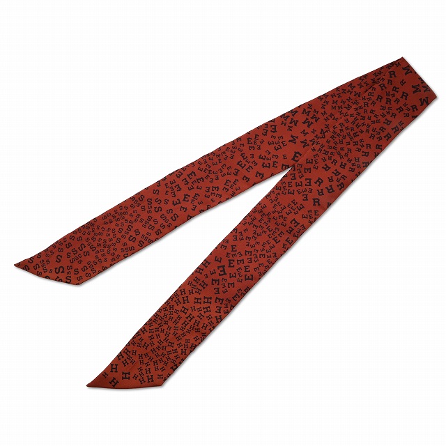 【中古】エルメス HERMES 地絹100％ ロゴタイプ 英字 グラフィック ツイロバート・エドワード・リー レディース 【ベクター 古着】 260606