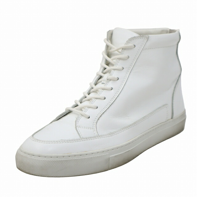 【中古】ダブルジェイケイ wjk 26～26.5糎 back zip sneaker バックジップ ご機嫌とり捨てる スニーカー 41 WHITE 白いこと 8325bt44 メンズ 【ベクター 古着】 260608