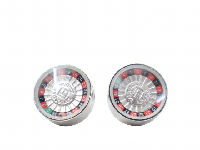 【中古】TATEOSSIAN タテオシアン ルーレット カフス SILVER シルバー メンズ 【ベクトル 古着】 260622｜ベクトル　新都リユース