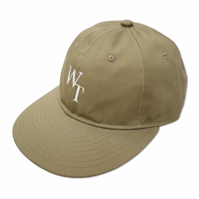 【中古】未使用品 ダブルタップス WTAPS 2026SS T-6M 03 / CAP / CTPL. TWILL ポリコットンツイル WTロゴ キャップ 帽子 BEIGE(ベージュ) メンズ 【ベクトル 古着】 260625｜ベクトル　新都リユース