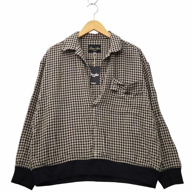 【中古】未使用品 ハバーサック HAVERSACK キーネック プルオーバー トップス M BEIGE ベージュ 422501 31-M メンズ 【ベクトル 古着】 260707｜ベクトル　新都リユース