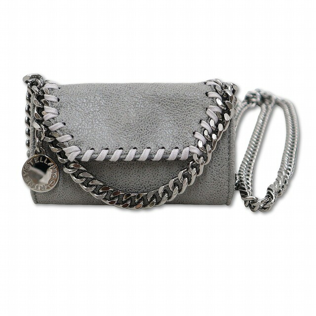 【中古】ステラマッカートニー STELLA McCARTNEY SML700156W9132 ファラベラ マイクロミニ チェーンショルダーポーチ バッグ LIGHT GRAY(ライトグレー) レディース 【ベクトル 古着】 260714｜ベクトル　新都リユース