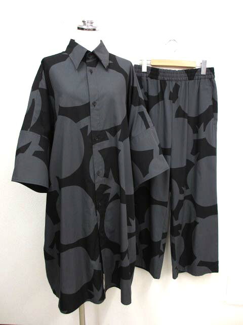 【中古】ワイズ Y's GENDER NEUTRAL SS25 セットアップ 2 SPIKY POKA DOTS YP-B44-031/YP-P44-031 メンズ レディース 【ベクトル 古着】 250828