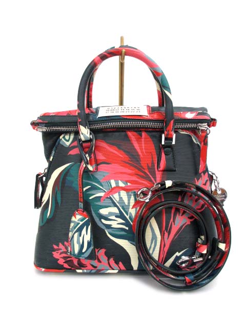 【中古】メゾンマルジェラ 11 Maison Margiela 11  5AC ミニタペストリーバック S35WG0226 2way ショルダーバッグ 花柄 レディース 【ベクター 古着】 251210
