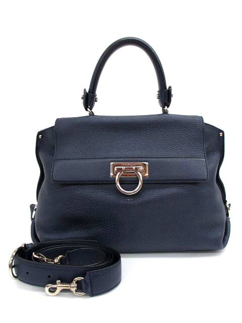 【中古】サルヴァトーレフェラガモ Salvatore Ferragamo 21A896 ミディアム ソフィア 2way ショルダーバッグ レディース 【ベクトル 古着】 260318｜ベクトル　新都リユース