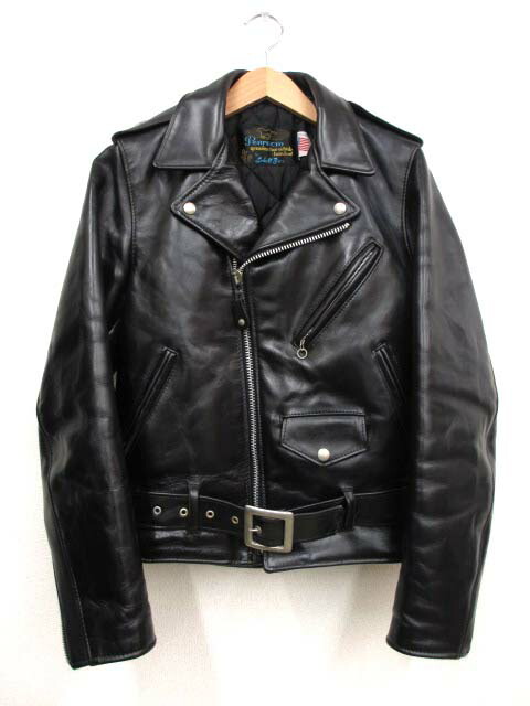 【中古】ショット SCHOTT 613H ワンスター ライダースジャケット 32 ホースハイド メンズ 【ベクトル 古着】 260319