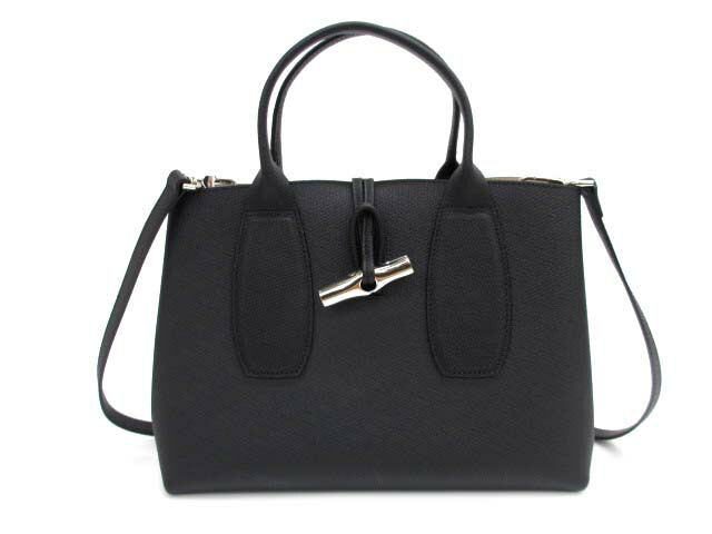 【中古】ロンシャン LONGCHAMP 10058HPN001 ロゾ とっ始め手持ち部分御徒面子 M  ハンドバック 2way ショルダーバッグ レディース 【ベクター 古着】 260506