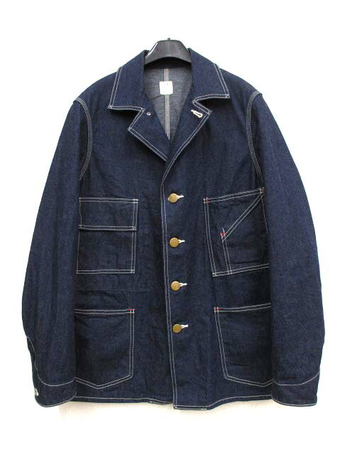 【中古】アナトミカ ANATOMICA デニム カバーオールジャケット 38 メンズ 【ベクトル 古着】 260722｜ベクトル　新都リユース 21,504円