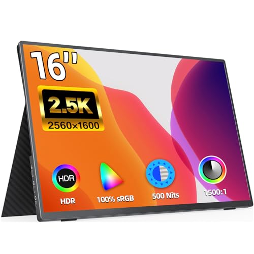 楽天市場】CNBANANモバイルモニター16インチ2.5K解像度