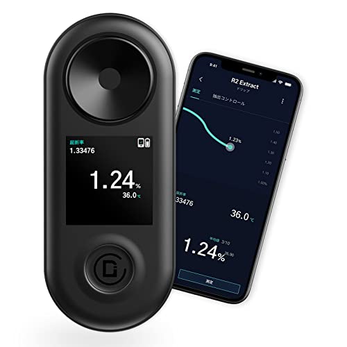 DiFluidコーヒー tds濃度計 濃度計 (R1)日本語対応