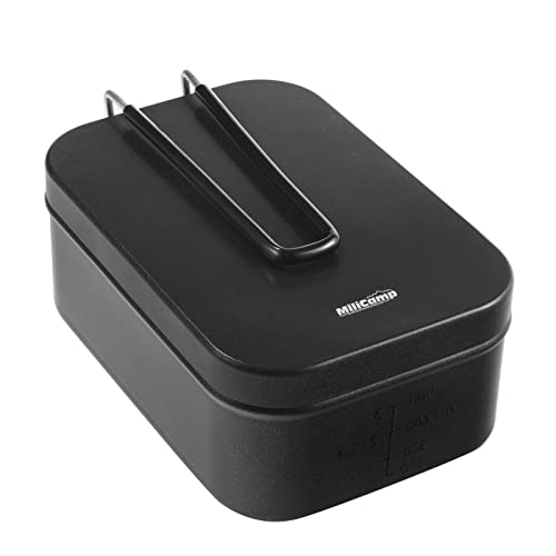 楽天市場】黒ラージメスティン テフロン フッ素加工キャンプ飯盒