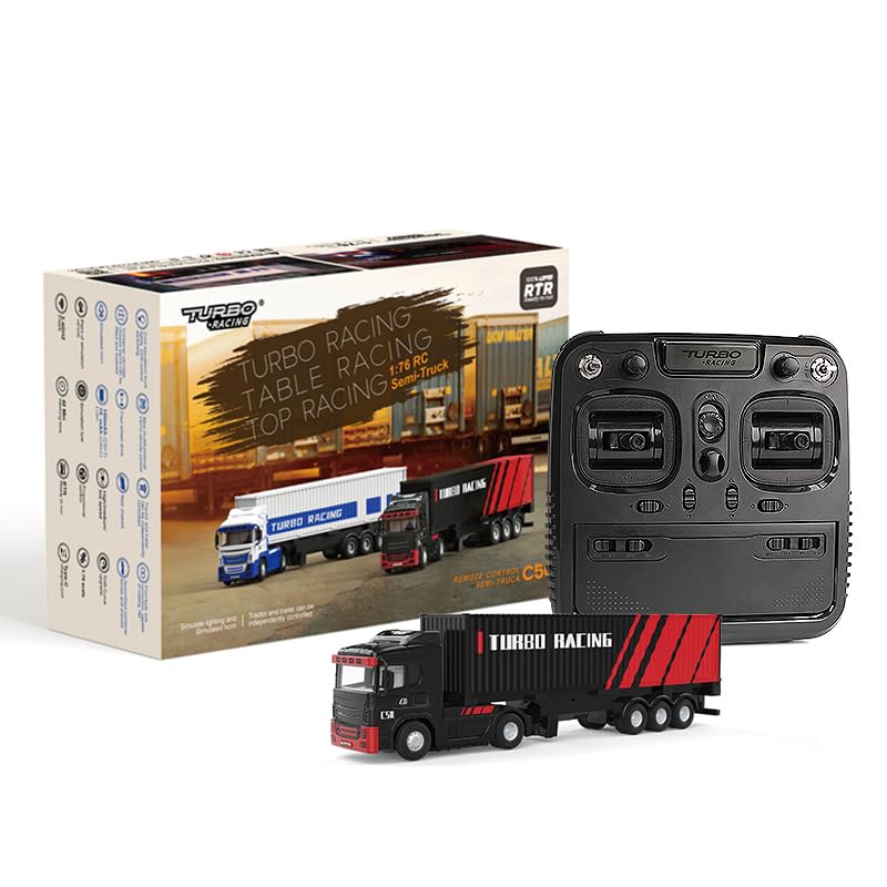 楽天市場】Turbo Racing C50 ラジコントラック けん引トラック 2.4GHz