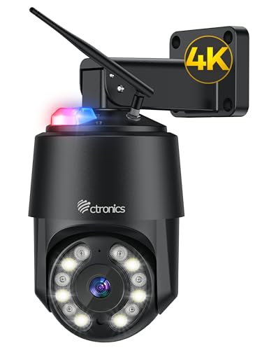 楽天市場】【4K・16光学ズーム】Ctronics 防犯カメラ 屋外 800万画素