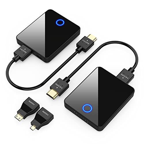 ワイヤレスHD 送信機と受信機 Amazon.co.jp: ワイヤレス HDMI 【2024年最新型】送信機と受信機