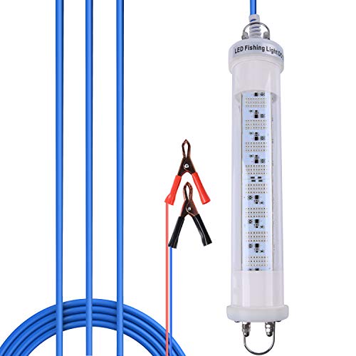 水中集魚灯 集魚灯 夜魚釣り LED 水中ともし火 IP68 雨合羽 白いこと 140W 12V 5M 沖釣り いか エビ 鰻
