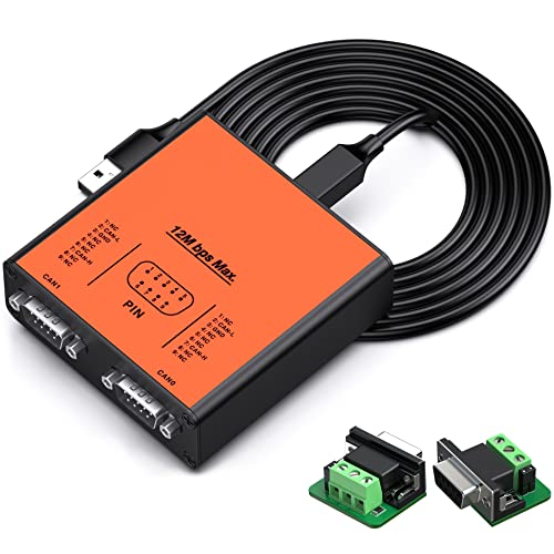 Pibiger USB - デュアルチャンネル CAN FD コンバーター SavvyCAN-FD-X2 は、USB 2.5KVに対して最大12Mの速度を絶縁できます。