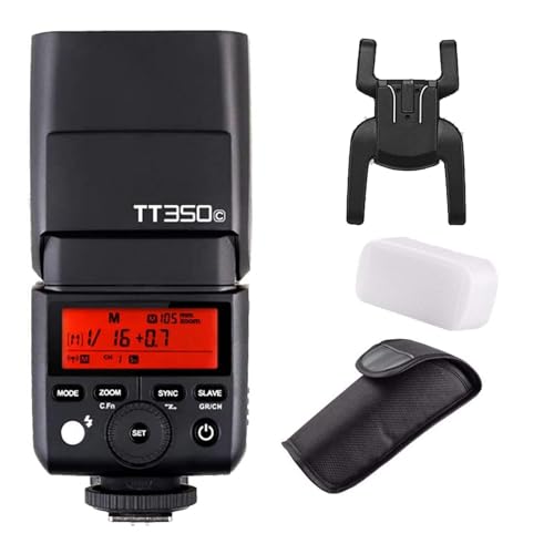 Godox正規代理GODOX TT350C キャノン用 ストロボ TTL 1/8000s GN36 カメラスピード??ライト Canon 5D Mark III 80D 7D 760D 60D 600D 30D 100D 1100D用 Canon一眼レフカメラ対応