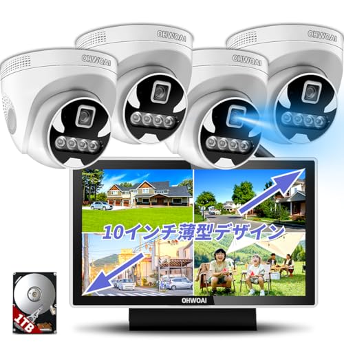 楽天市場】ワイヤレス 防犯カメラセット TMEZON 300万画素 8ch
