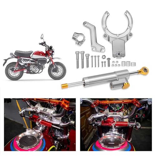 FOR モンキー 125 monkey125 アルミダンパーアクセサリー オートバイ用 ステアリングダンパー スタビライザー モンキー 125 ブラケットサポート 取り付けキット [並行輸入品]