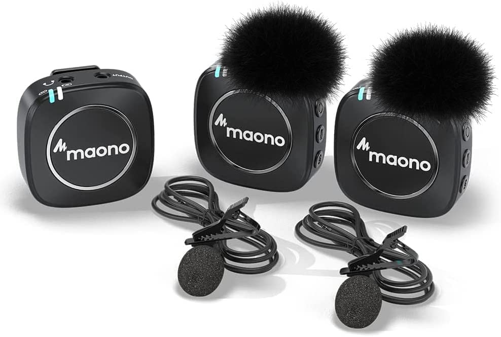 １度使用　MOMAN C2  ワイヤレスピンマイク Amazon.co.jp: ワイヤレス ピンマイク, Moman C2 一眼レフカメラ