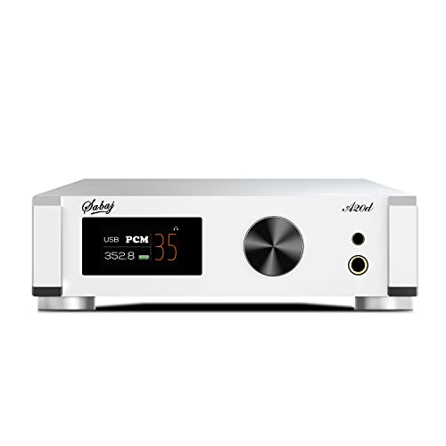 新変わり種Sabaj A20d DA変換器 \u0026 受話器アンプリファイアー 原則として型 高性能 DAC 「ES9038PRO」積み上げる/Bluetooth 5.0相応う / LDAC・APTX・APTX-固定ディスク・AAC・SBC相応う/MQA・ハイレゾ・DSD音源全相応う/高性能受話器アンプリファイアー付き添い人 光 同軸 OTG USB