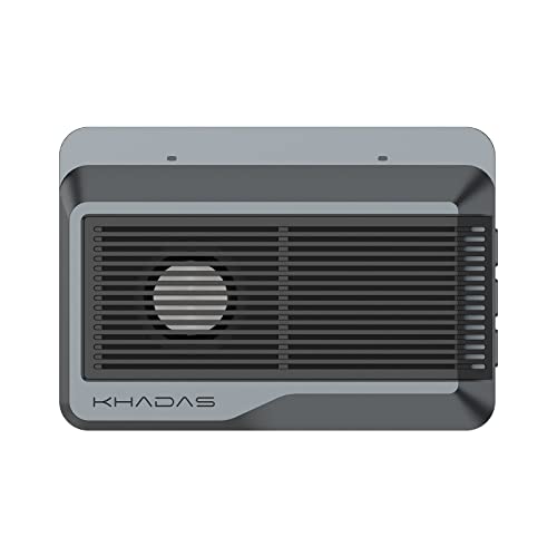 Khadas Edge2 RK3588SミニARM PC,シングルボードコンピュータ8コアー64-bit CPU, ARM Mali-G610 MP4 GPU, 6 TOPS AI NPU, Wi-Fi 6, Bluetooth 5.1, 8K HD ディスプレイ &デコーダー, 4K UI & 4 独立ディスプレイ(ARM PC-Pro)