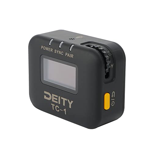 DEITY TC-1 ワイヤレスタイムコードボックス 2.4G RF コンパクト OLED USB-C カメラ、カムコーダー、テープレコーダー、スマートスレートなど接続サポート 3.5mmI/Oコネクターとアプリコントロール (DEITY TC-1)｜真打本舗　店