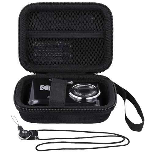 【美品】Kodak PIXPRO FZ55 ブラック＋カメラケース&ストラップ Kodak PIXPRO C1 ケース FZ55 / FZ45 / WPZ2 カバー ショルダー