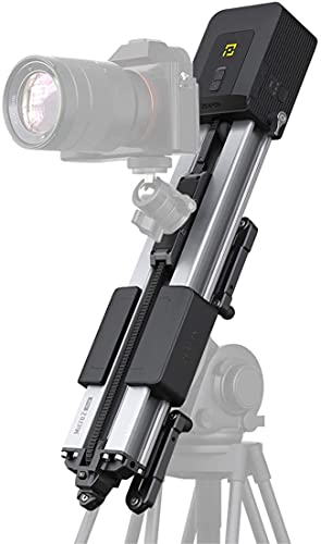 Zeapon 電動 Micro 2 Plus カメラスライダー スライダー 移動距離54 cm / 21インチ ステップモーター 全方位荷重 30 s磁気クイックリリースセキュアロック 3調整可能な速度