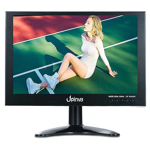 10.1インチ IPS 小型 モニター 全視野 監視モニター 1280x800HD ディスプレイ USB HDMI VGA AV BNC接続 防犯CCTV スピーカー内蔵 リモコン付き 日本語がある
