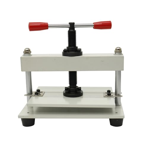 INTBUYING 製本機 製本プレス機 手動プレス機 ハンドプレス機 高圧圧着機 a5サイズ 製本 レザークラフト 型抜き