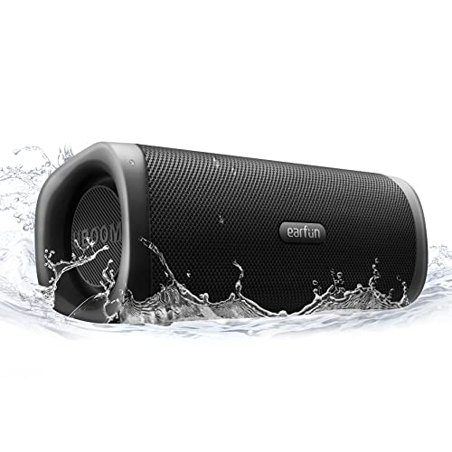 VGP 2022 Summer 金賞EarFun UBOOM L ワイヤレススピーカー / 28W サウンド/Bluetooth 5.0/ 重低音強化/ 16時間連続再生/ IP67完全防水/ EarFun Audioアプリ対応DSP処理/ステレオペアリング機能インドア・アウトドアサウンドモード