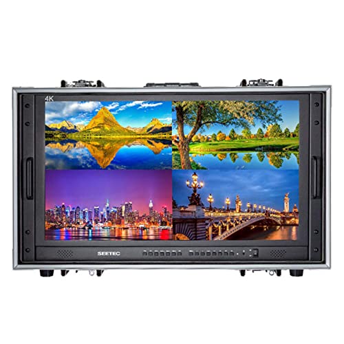 SEETEC 4K280-9HSD-CO 28in4Kクアッドビューキャリーオンブロードキャストスタジオビデオモニター3840×2160 3G SDI 4K HDMI IPS盛りだくさん固定ディスク 8ビット（労働者階級のライブイベントポストプロダクションディレクターフィルムカメラフィールド用）